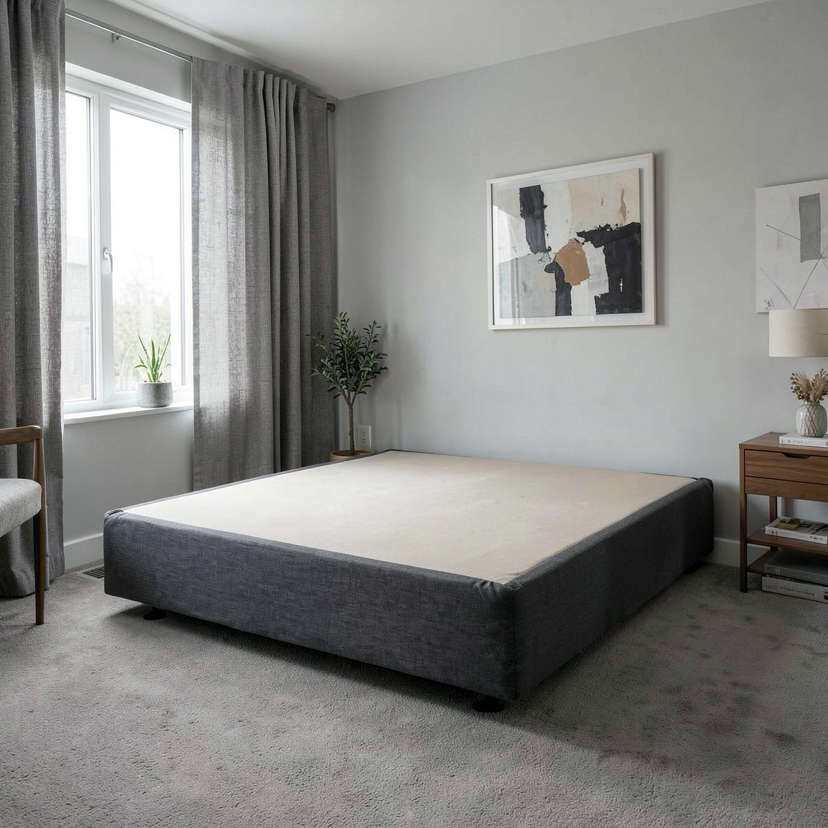 SleepMaker bed base in a bedroom setting